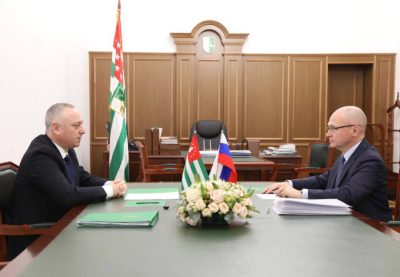 First Deputy Head of the Presidential Administration of Russia Sergey Kiriyenko arrived to Abkhazia on a working visit.