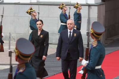 Президент Абхазии Бадра Гунба принял участие в Параде Победы на Красной площади